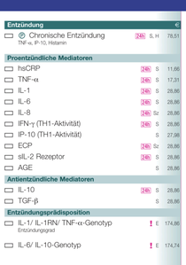 PreislisteZytokine