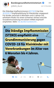 BMG Kleinkind Stiko Empfehlung